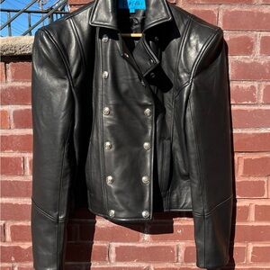 Military Leather Jacket